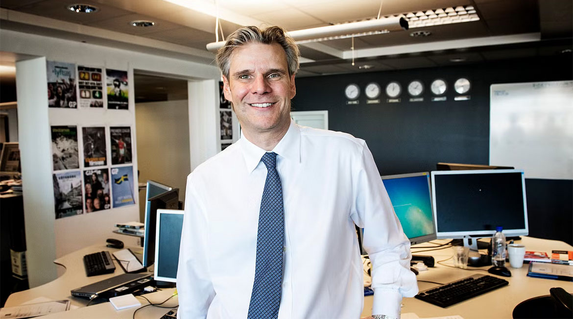 Johan Hansson, VD på Stampen