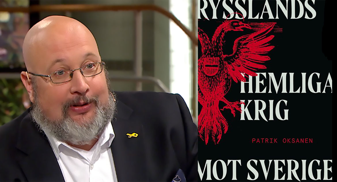 Patrik Oksanen skrev boken "Rysslands hemliga krig"