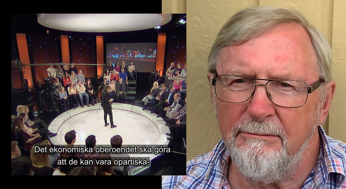 Åke Thunström vill att Public Service i Sverige ska granskas vetenskapligt