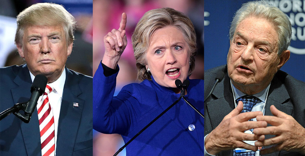 Trump, Clinton och Soros