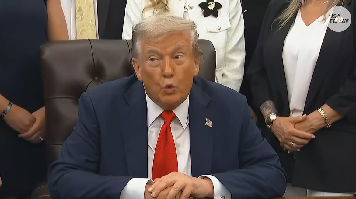 Donald Trumo i Ovala Rummet 26 aug 2025.