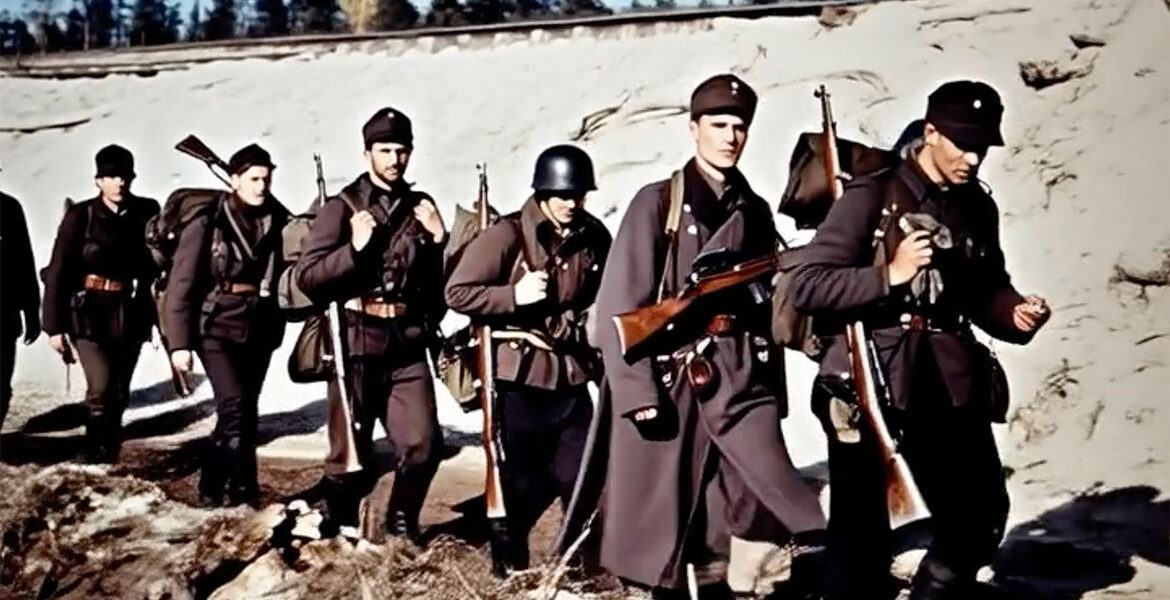 Finska soldater i Karelen, 1944.