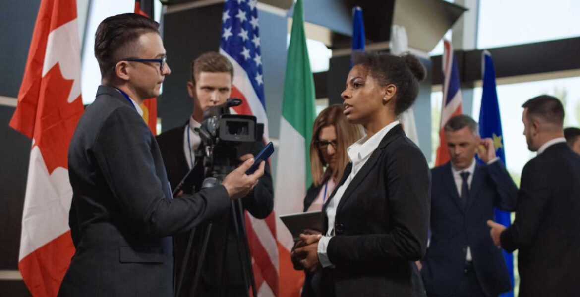 Temabild: journalist och media