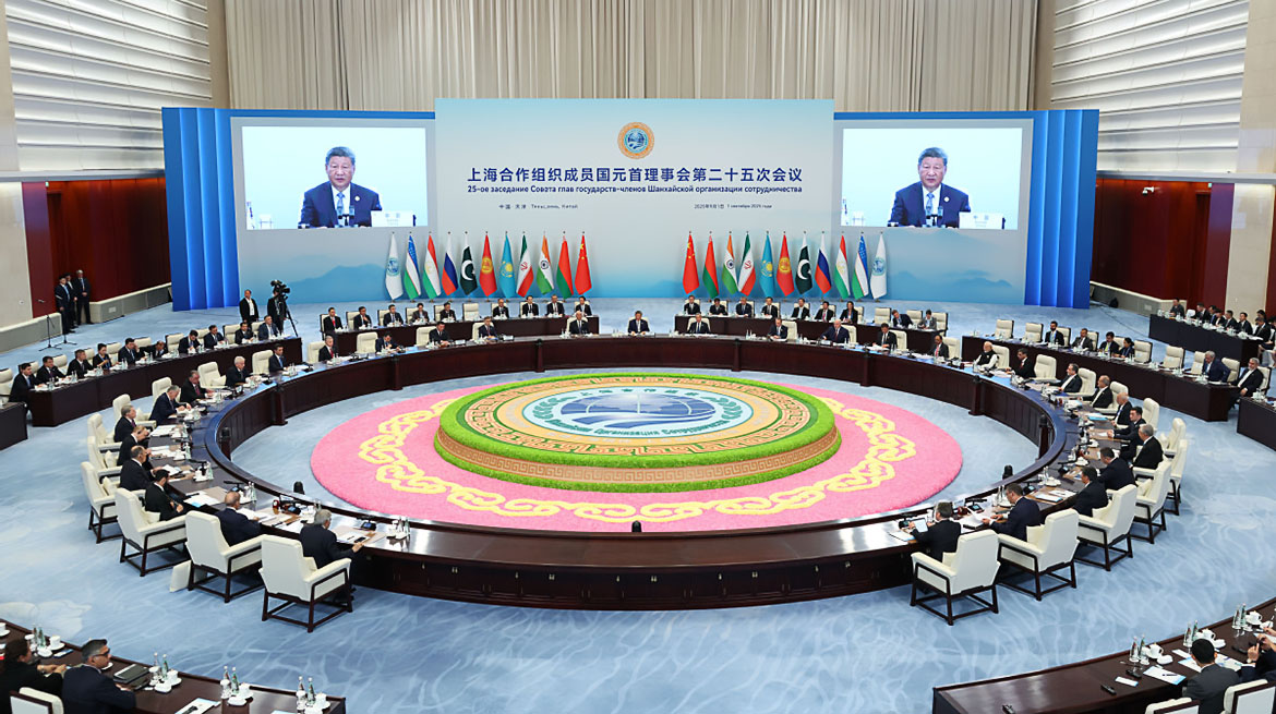 The 25th Meeting of the Council of Heads of State of the Shanghai Cooperation Organization (SCO) on Sep 1, 2025.