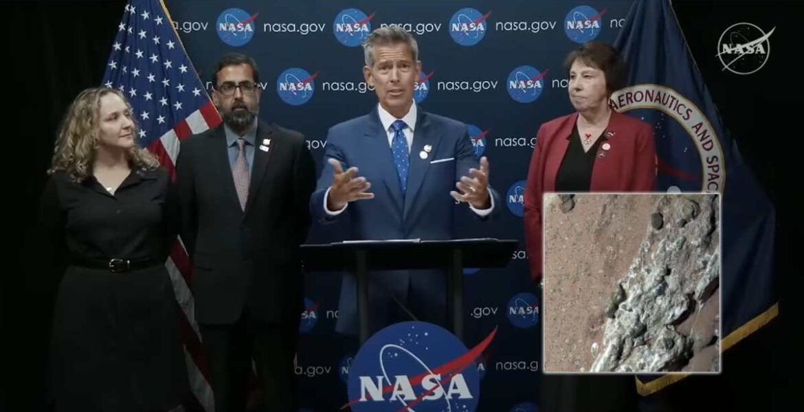 NASA kan ha funnit liv på Mars.
