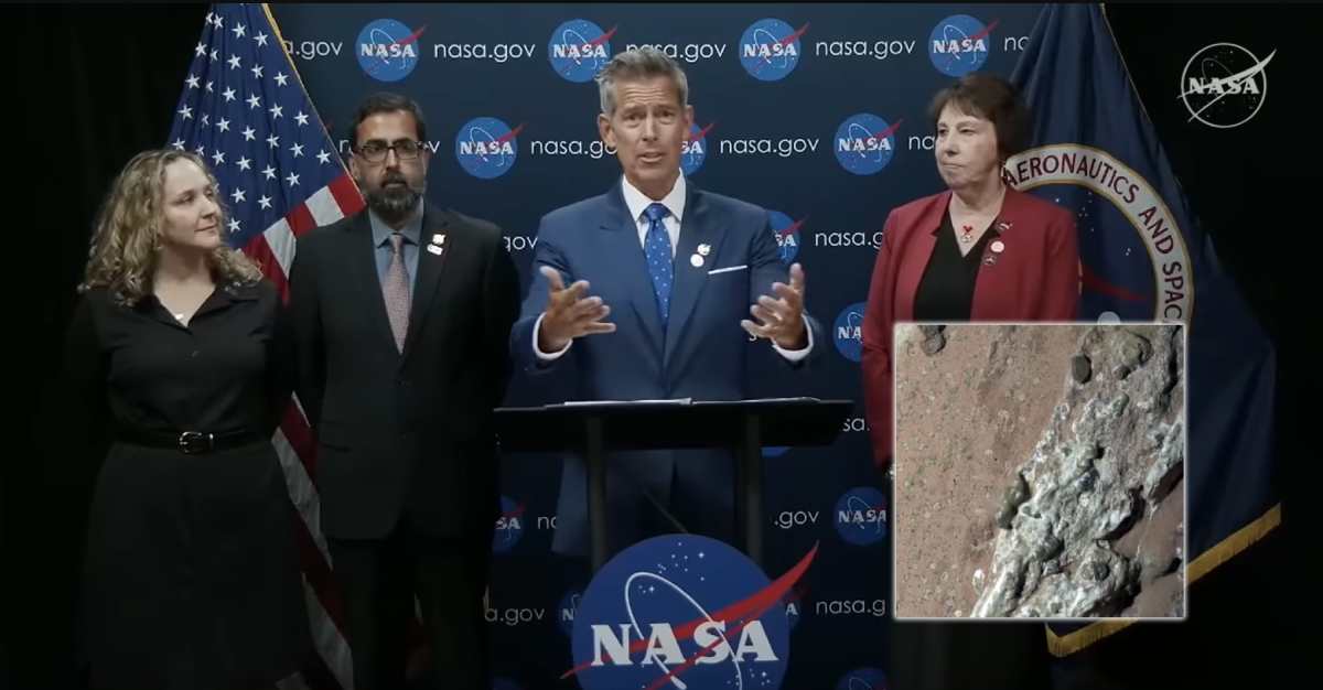 NASA kan ha funnit liv på Mars.