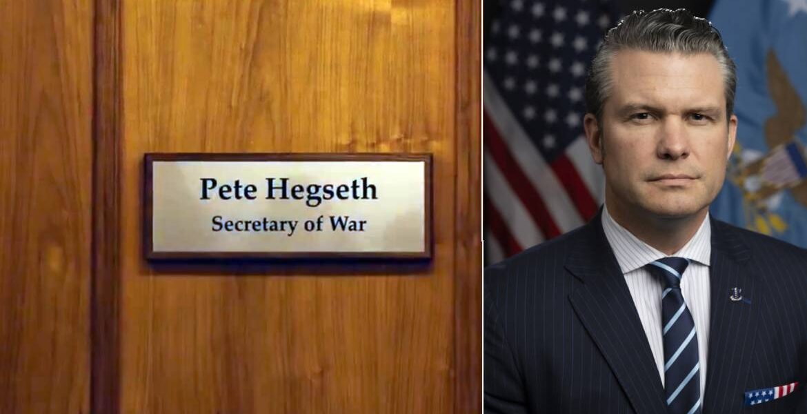Pete Hegseth, Secretary of War (krigsdepartementet) | Bild: War.gov
