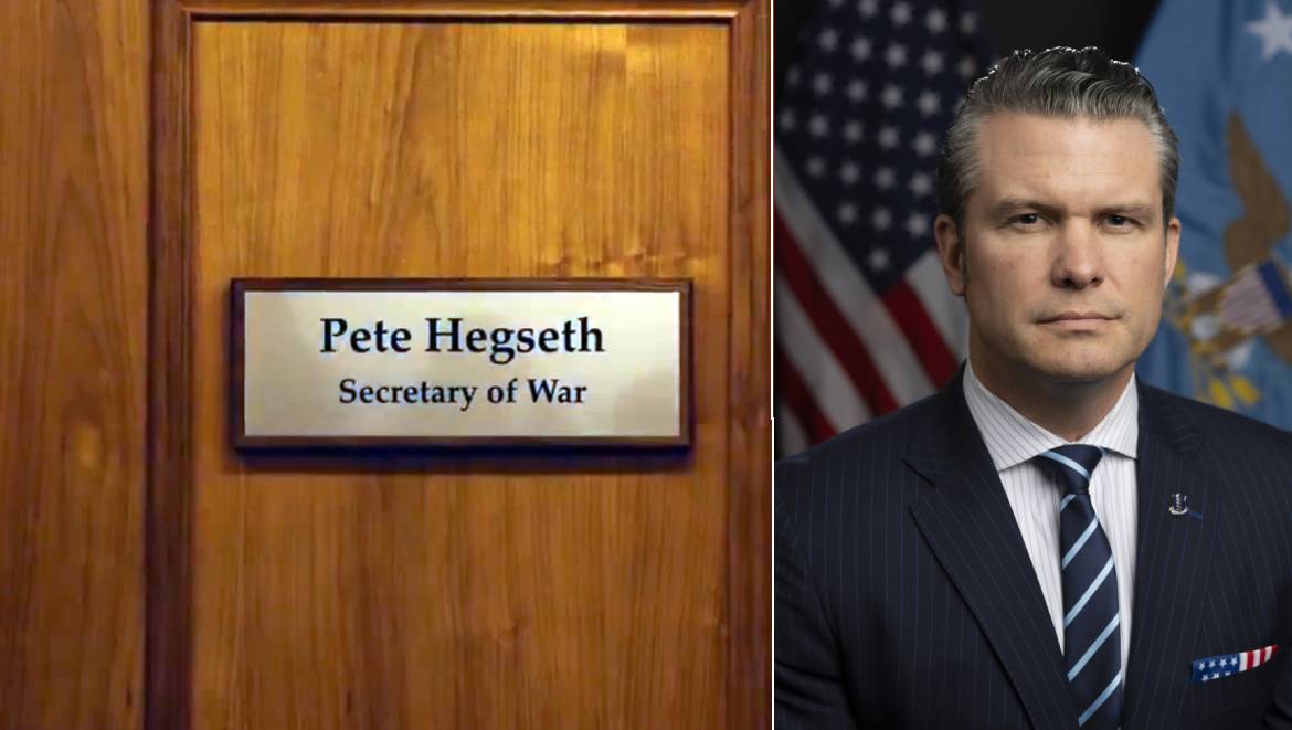 Pete Hegseth, Secretary of War (krigsdepartementet) | Bild: War.gov