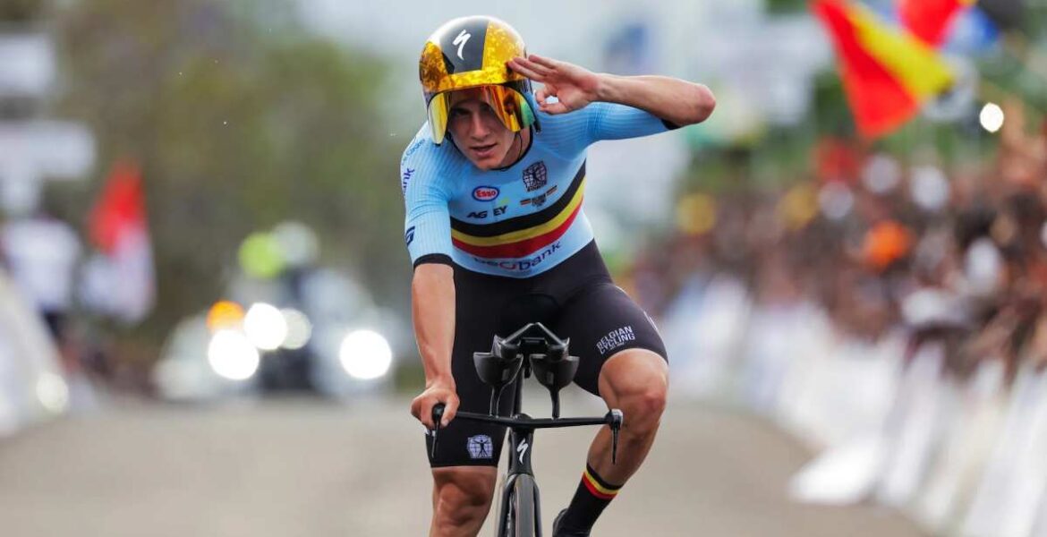 Cyklisten Remco Evenepoel från Belgien