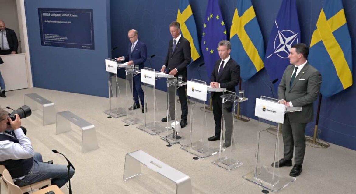 Sverige presenterar ytterligare ett stödpaket till Ukraina - Denna gång värt 9,2 miljarder kr