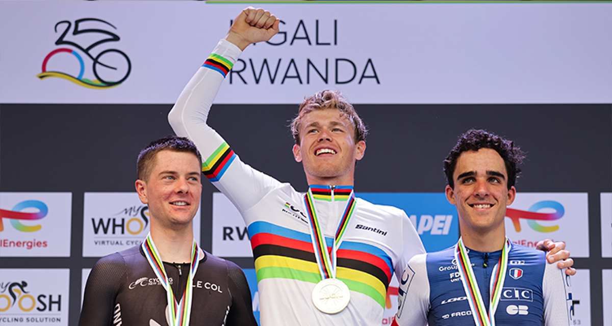Sweden’s Jakob Söderqvist triumphs in the Men U23 individual time trial in Kigali