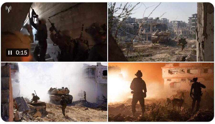 Israels armé rensar och avvecklar Gaza City, en 4000 år gammal stad. 