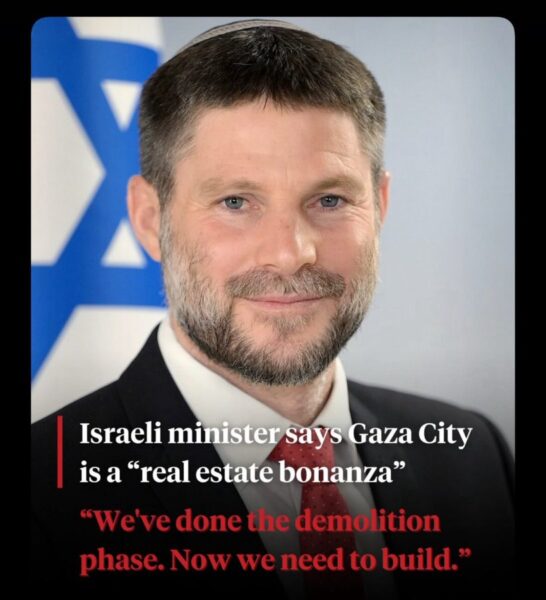 Israels finansminister Bezalel Smotrich