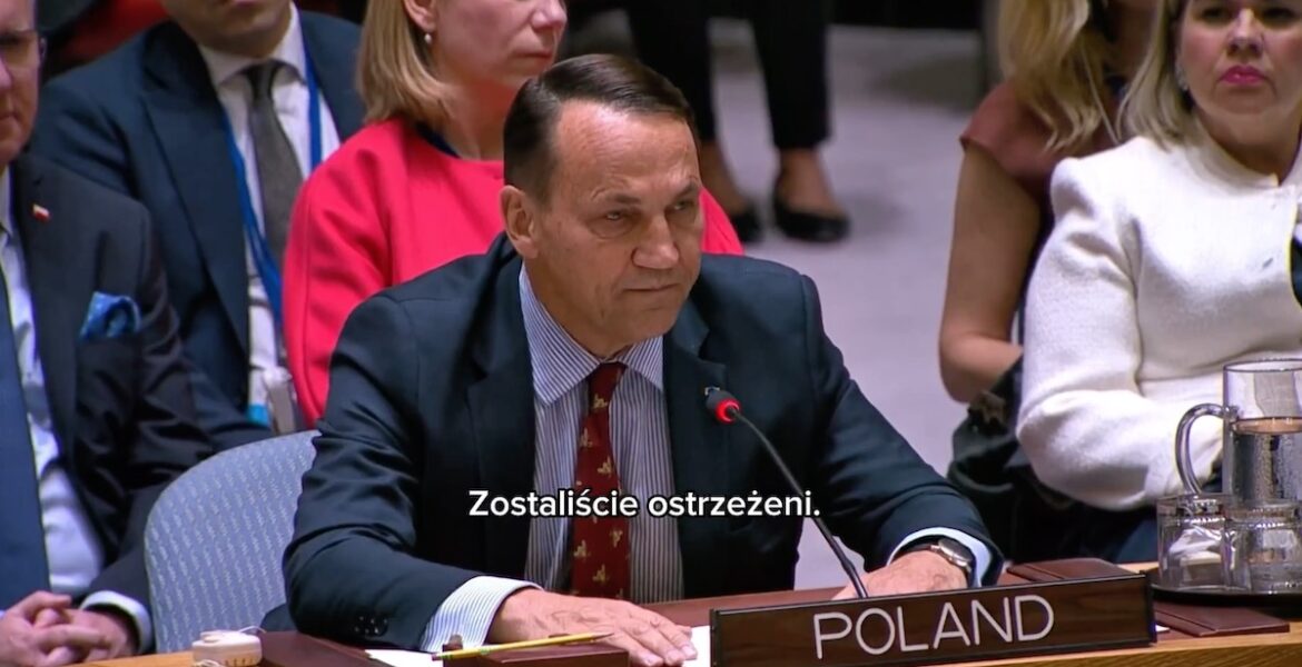 Polens vice premiärminister Radoslaw Sikorski