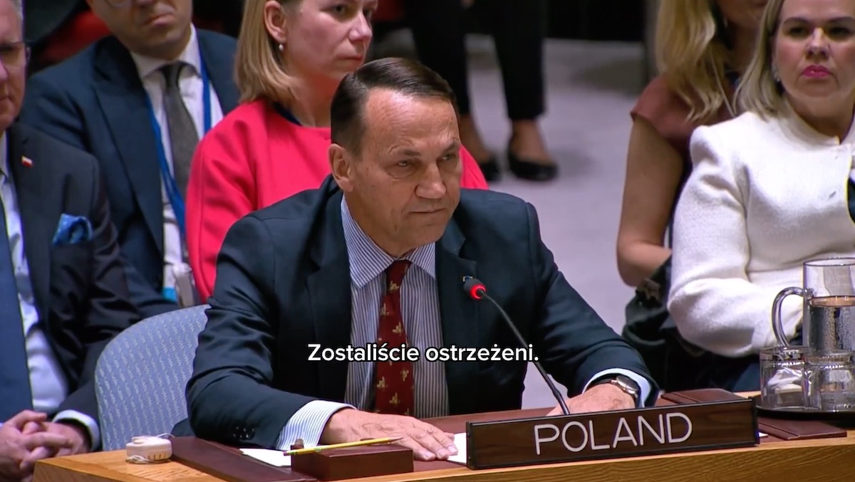 Polens vice premiärminister Radoslaw Sikorski