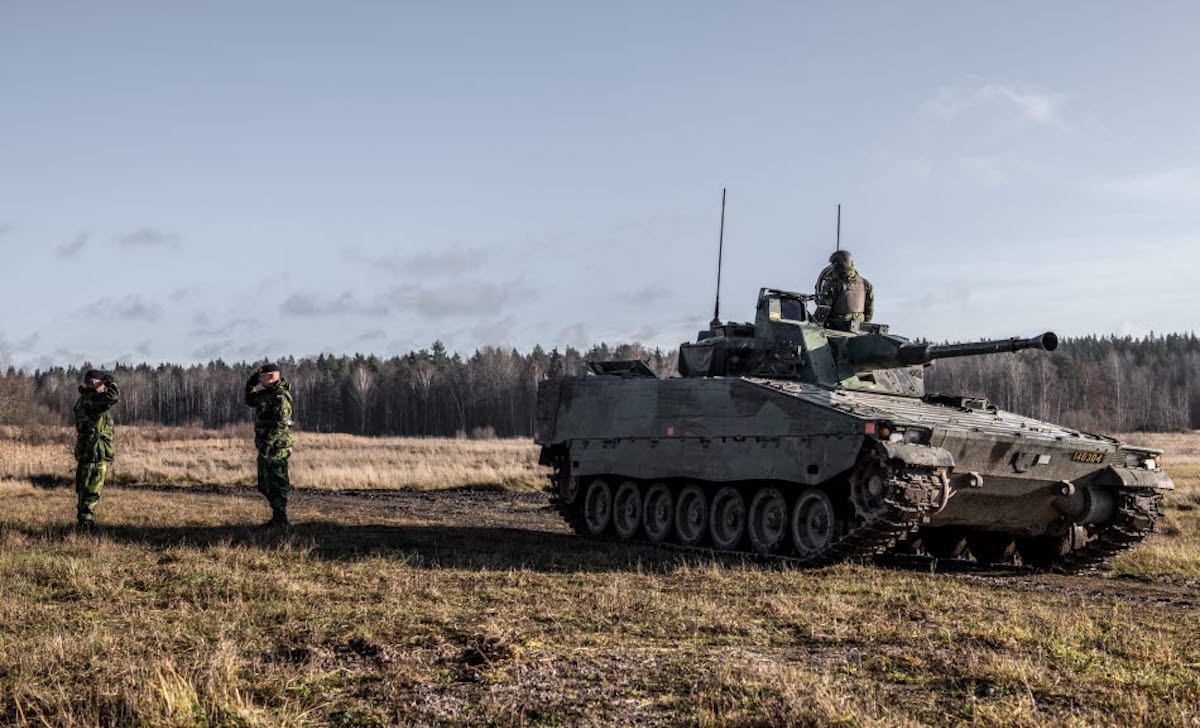 Arméns utbildningsdag på Markstridsskolan i Kvarn.