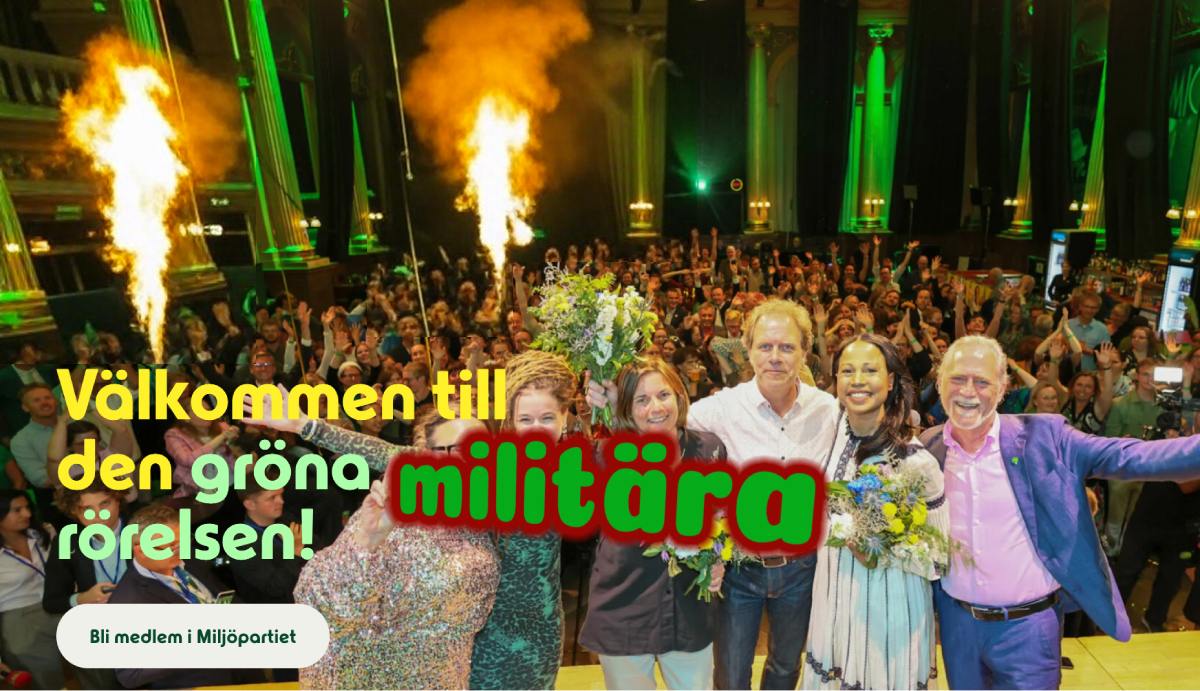 Det nya Miljöpartiet de militärgröna