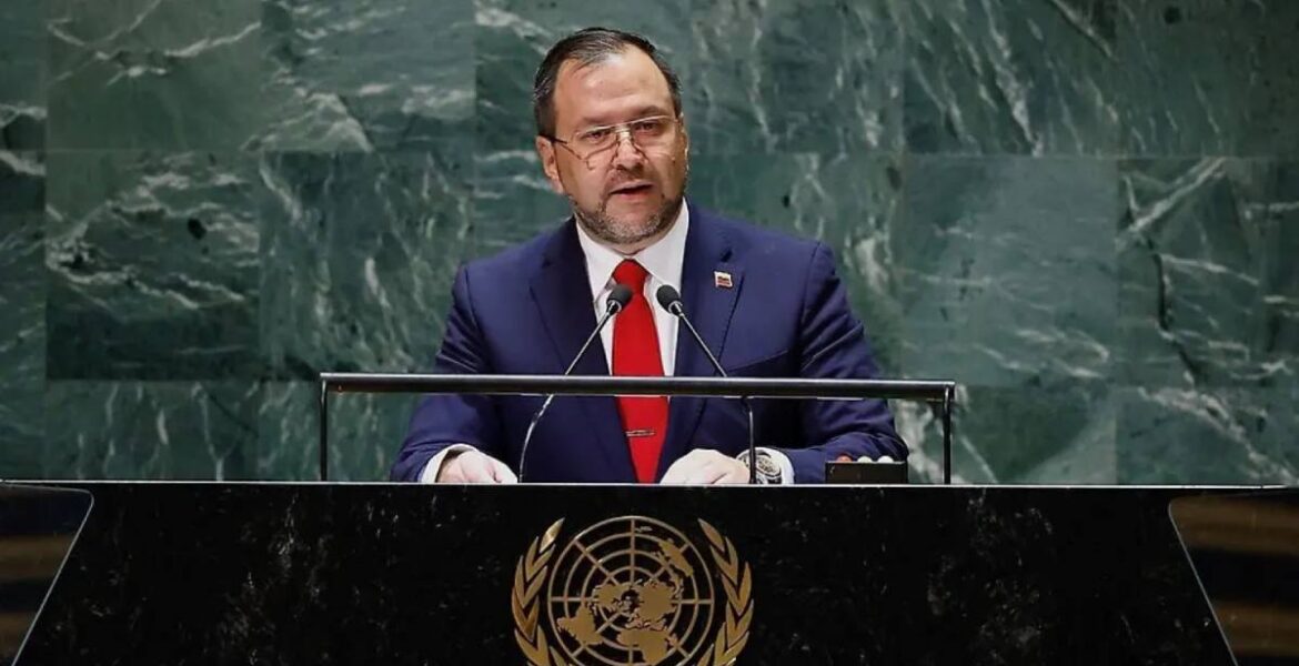 Venezuelas utrikesminister Yván Gil Pinto