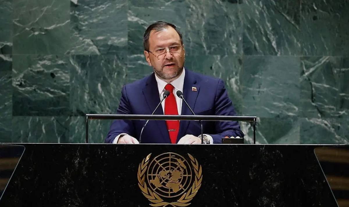 Venezuelas utrikesminister Yván Gil Pinto