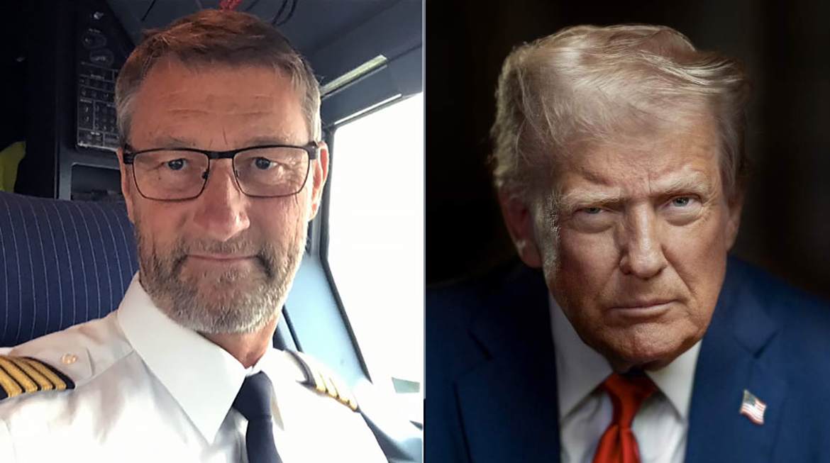 Ulf Gabrielsson och Donald Trump