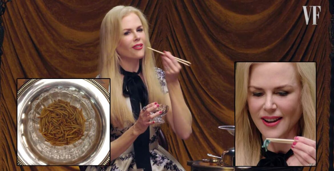 Nicole Kidman gjorde reklam för mask- och insektsätande