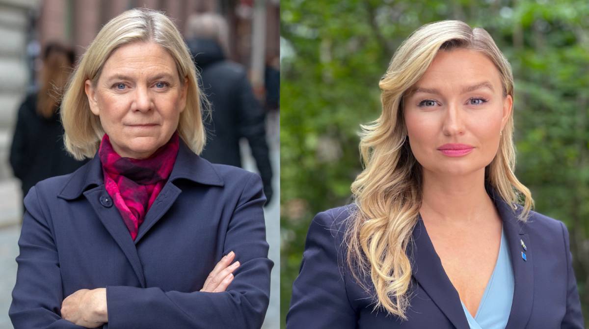 Magdalena Andersson och Ebba Busch