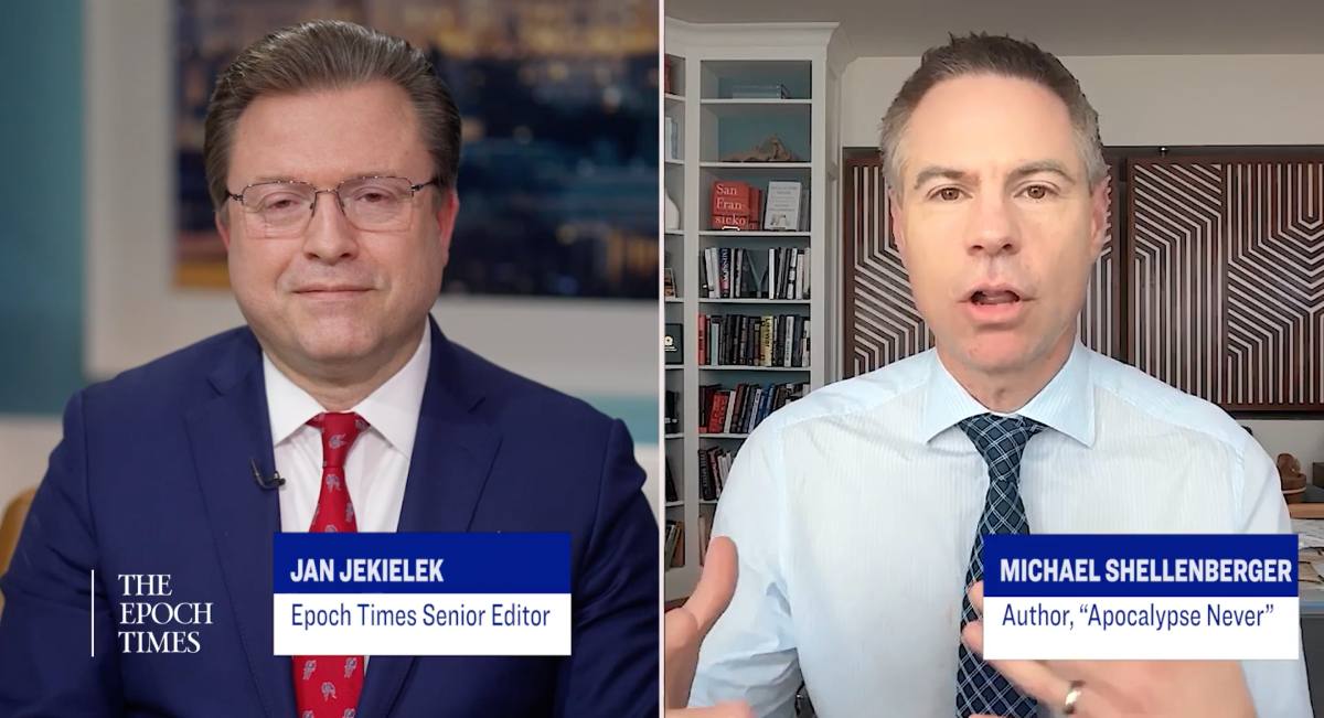 Jan Jekielek and Michael Shellenberger | Photos: Epoch Times and Shellenberger