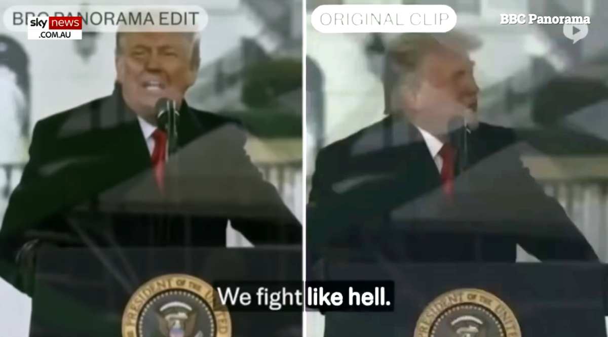 Trump 6:e januari 2021