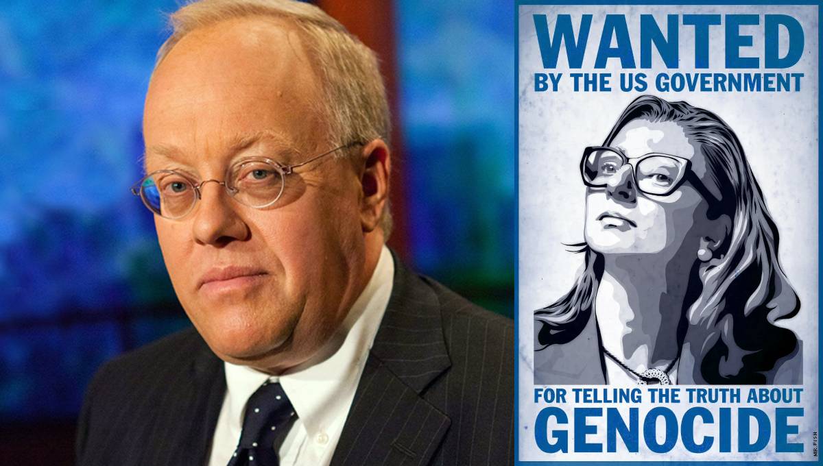 Christopher Hedges och Francesca Albanese