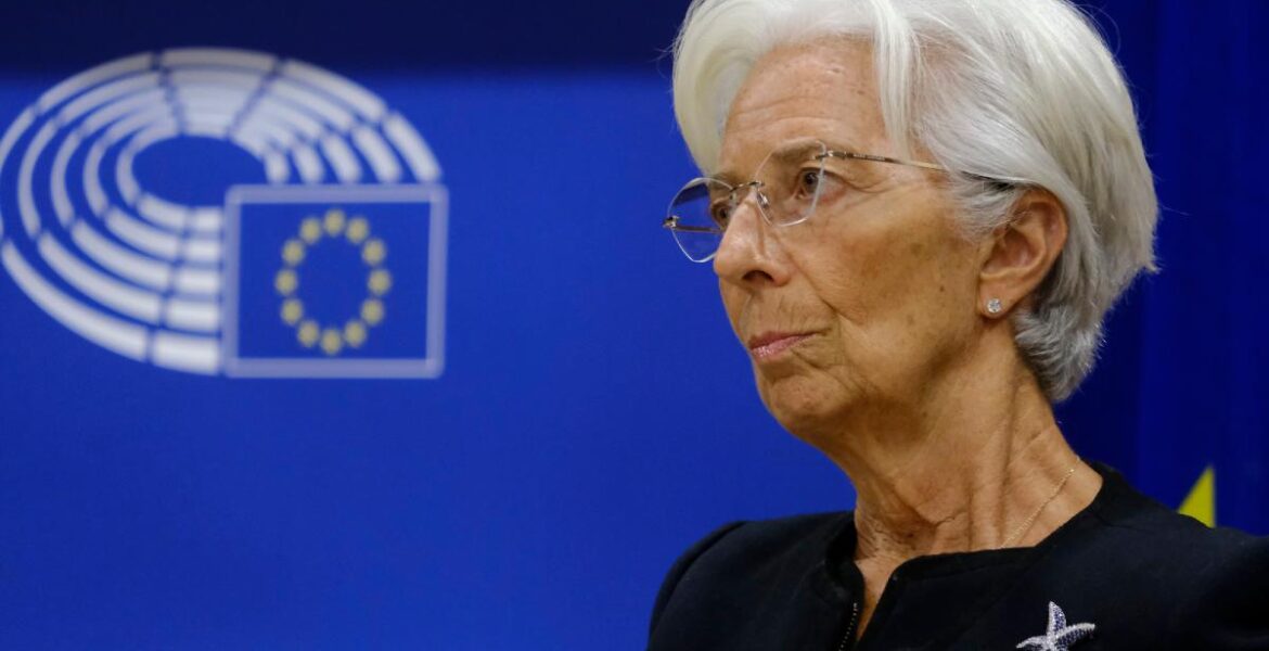 Europeiska centralbankens (ECB) ordförande Christine Lagarde