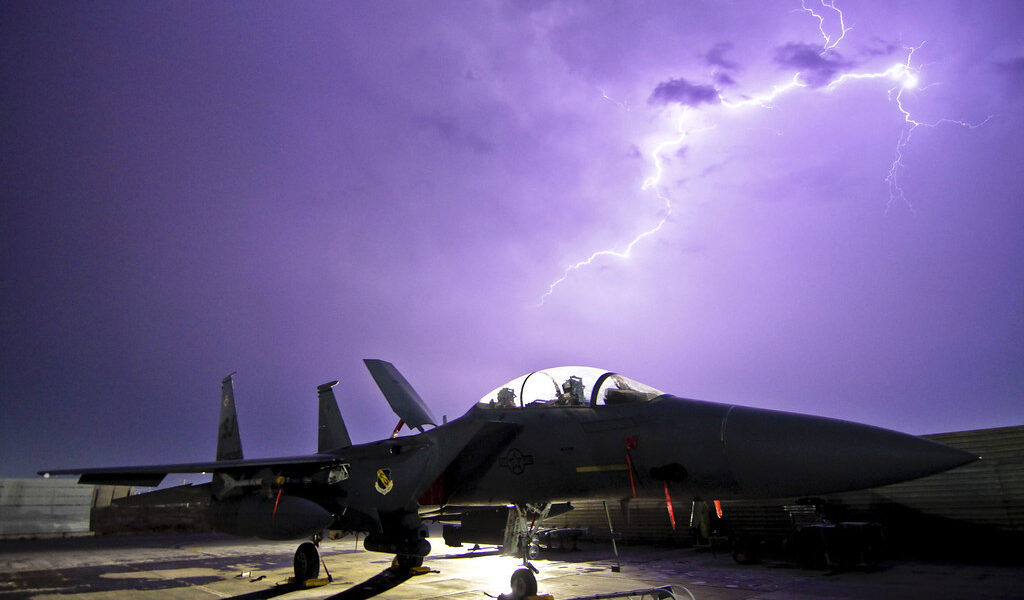 Amerikanskt stridsflygplan