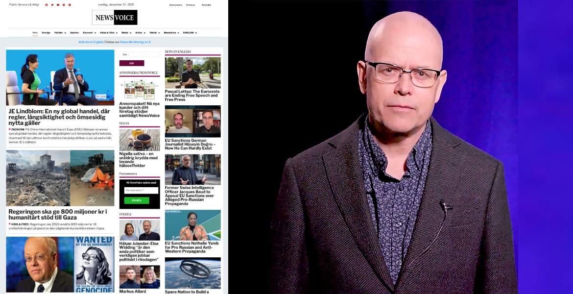 Torbjörn Sasserson, redaktör för NewsVoice.se