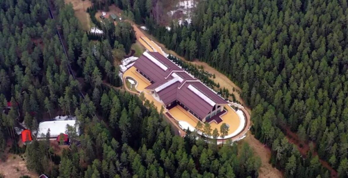 Vladimir Putins statliga sommarresidens i Novgorodregionen