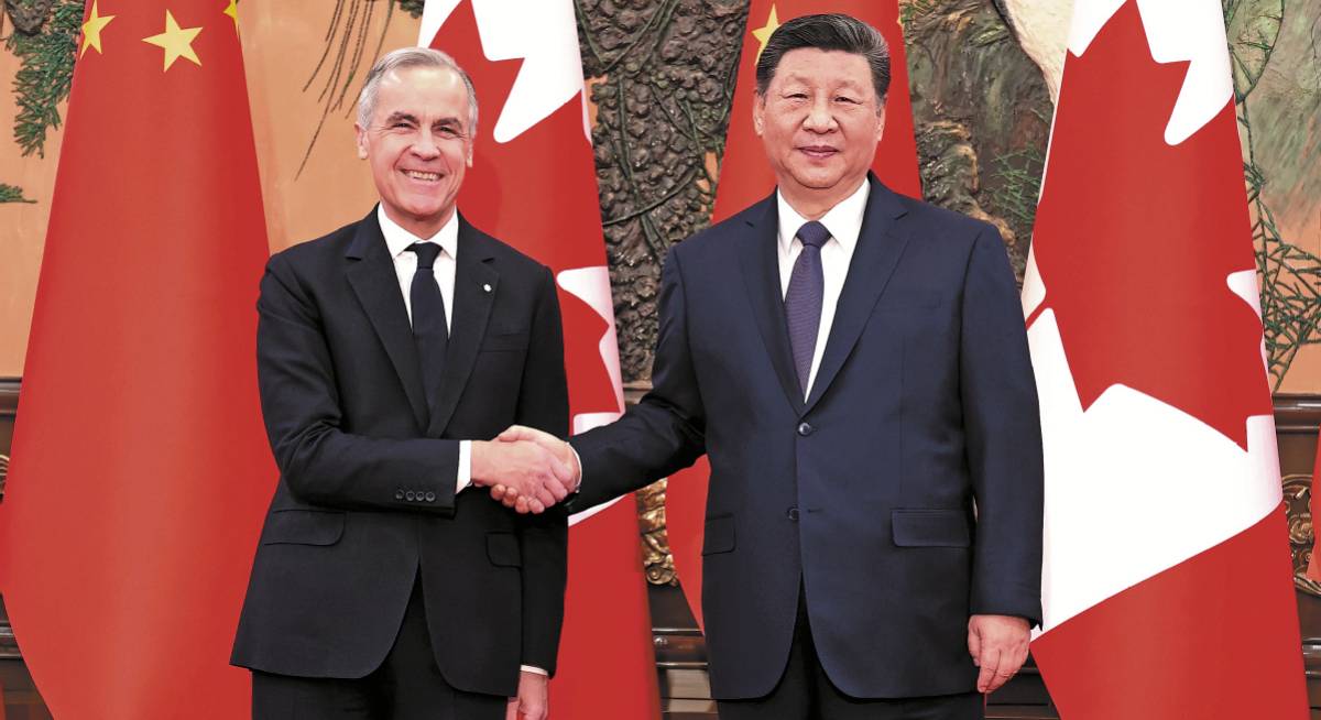 President Xi Jinping meets with Canadian Prime Minister Mark Carney