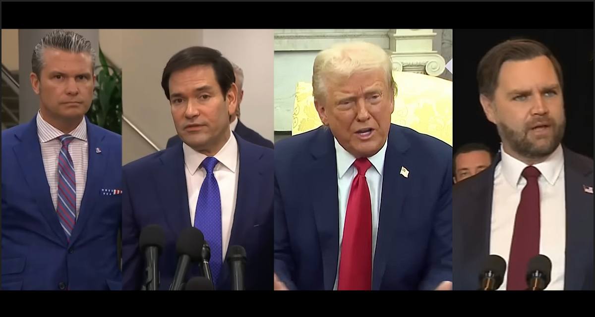 Pete Hegseth, Marco Rubio, Donald Trump och JD Vance