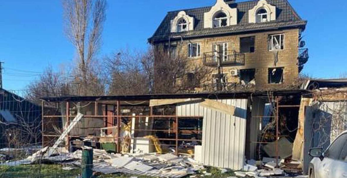 Kherson attackerades av ukrainska drönare