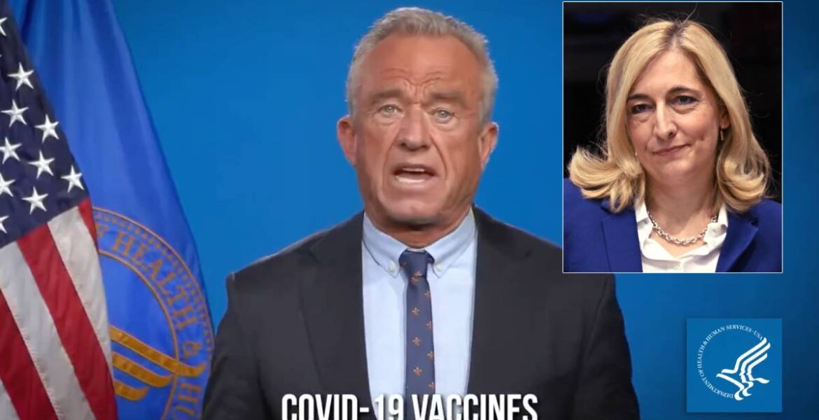 Robert F. Kennedy Jr. och Tysklands hälsominister Nina Warken