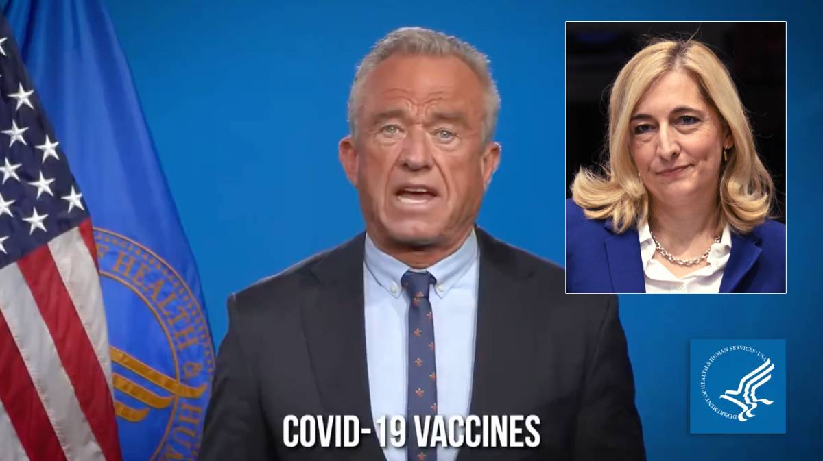 Robert F. Kennedy Jr. och Tysklands hälsominister Nina Warken