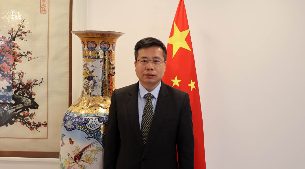 Wan Degang, som är Charge d’Affaires på Kinas ambassad i Stockholm