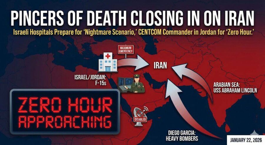 Iran inboxat, 22 januari 2026 | Grafik: Intel Sky