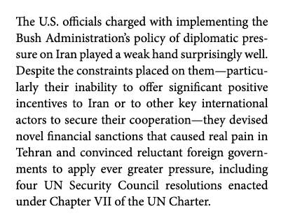 Brookings och en "real pain in Tehran"...