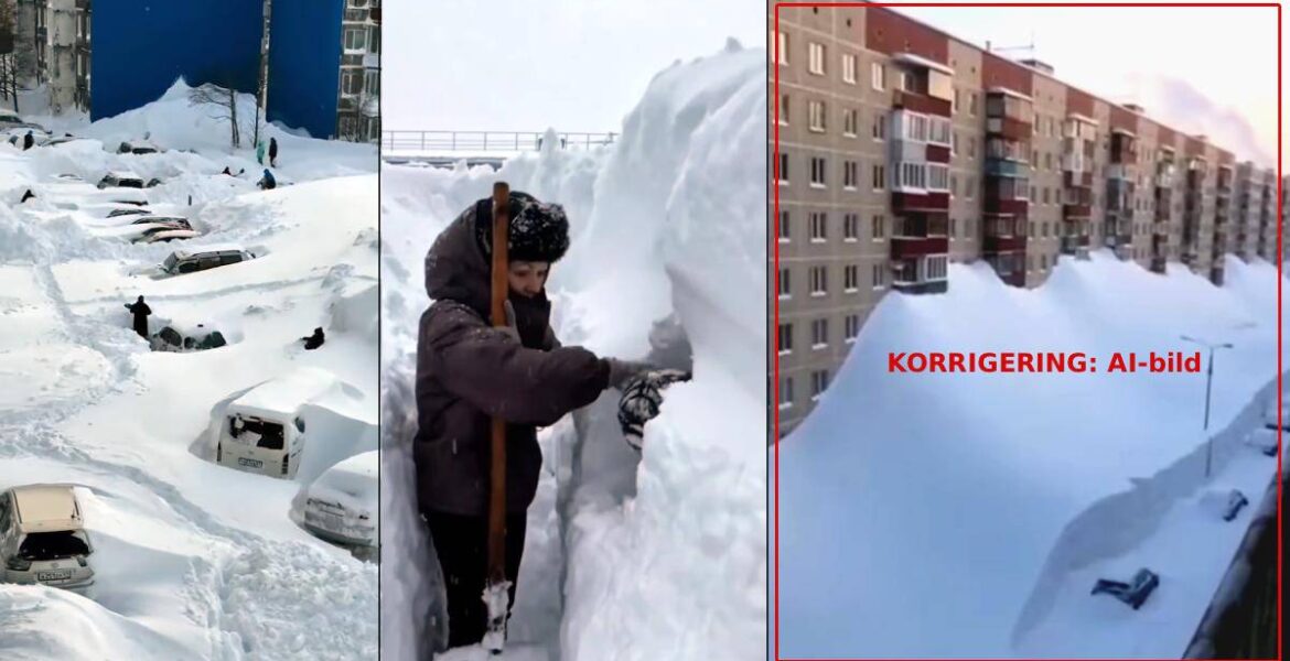 Snöapokalyps drabbar Ryssland