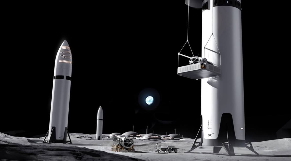 SpaceX-planerar månbas 2031
