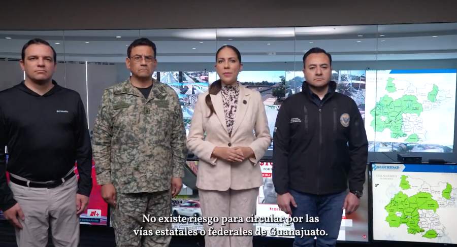 Guanajuato i Mexiko är nu helt under mexikanska regeringens kontroll, enligt ett uttalande strax efter kl 02:00, svensk tid på måndag.