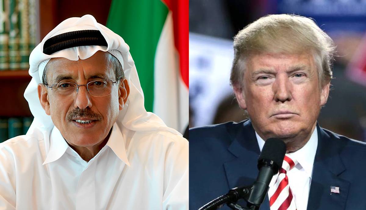 Khalaf Ahmad Al Habtoor och Donald J Trump