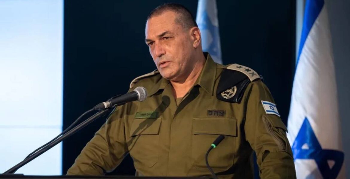 IDF:s stabschef, generallöjtnant Eyal Zamir