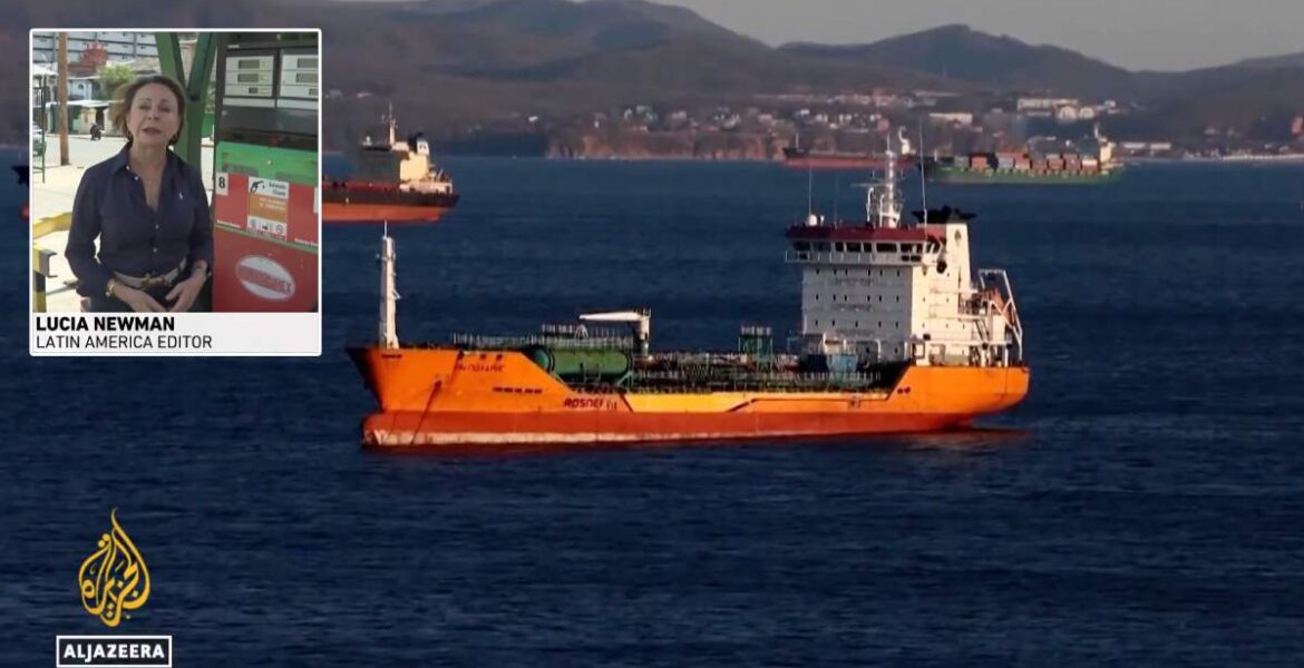 Det ryska fartyget Anatoly Kolodkin anländer med råolja till Kuba