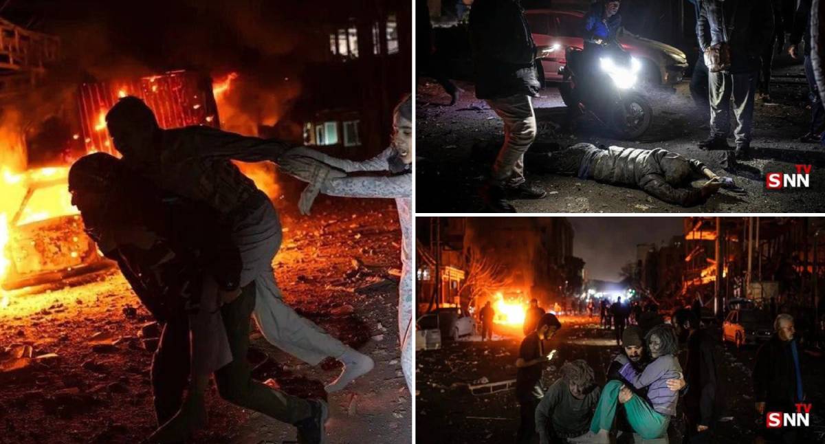 Teheran terrorbombas av USA och Israel den 4 mars 2026