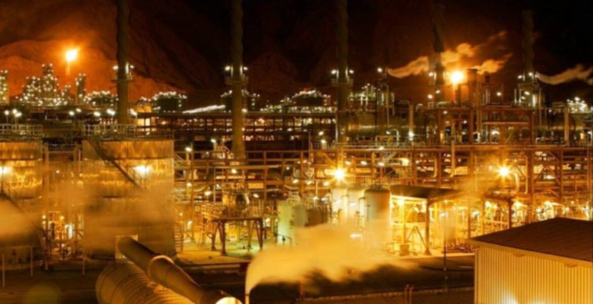 South Pars och North Field-gasfältet i Persiska viken