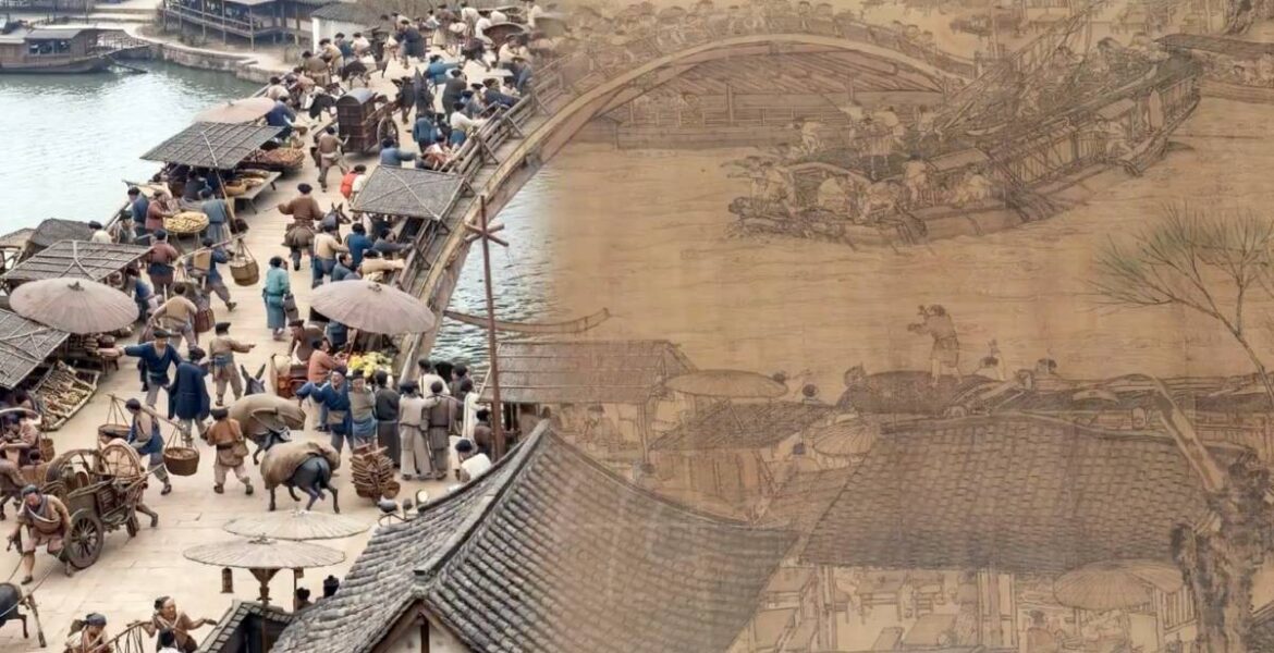 Animerade kinesiska målningar